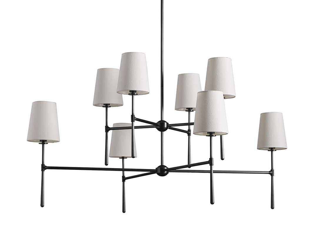 KL Rhodesa 2-Tier Round Chandelier