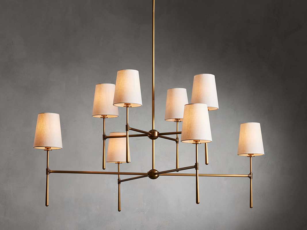 KL Rhodesa 2-Tier Round Chandelier