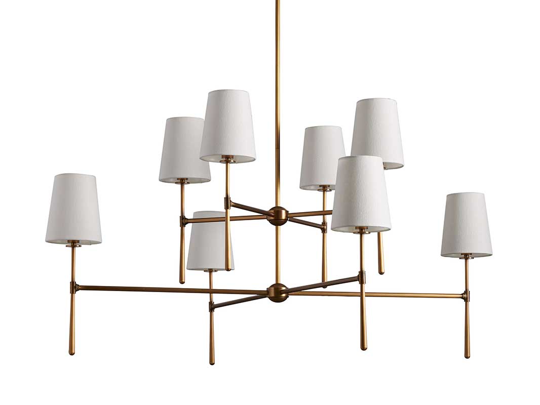 KL Rhodesa 2-Tier Round Chandelier
