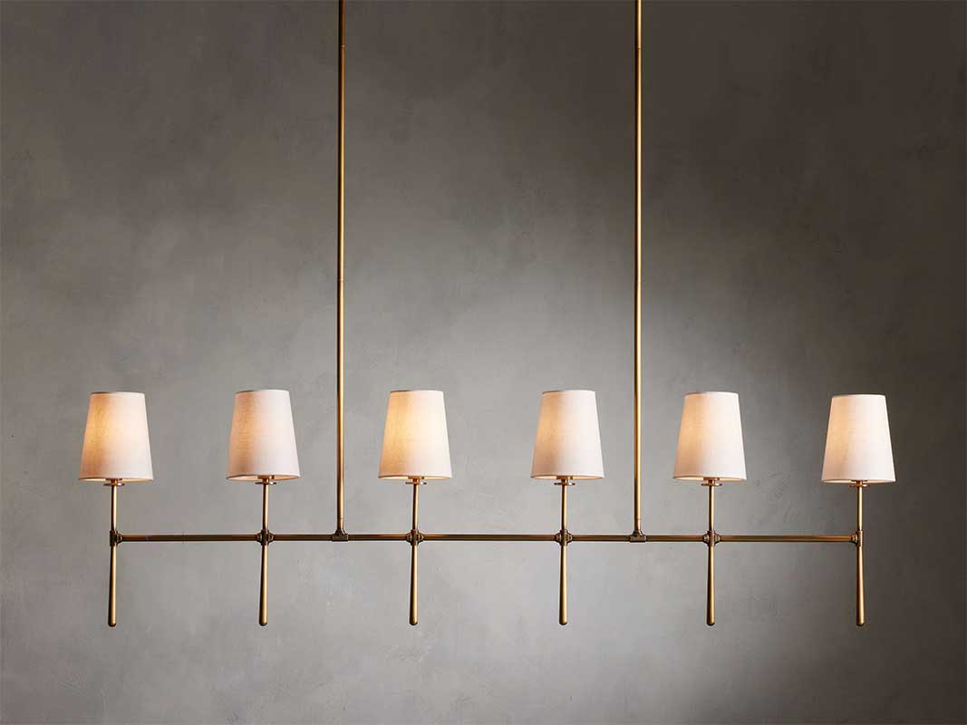KL Rhodesa Linear Chandelier