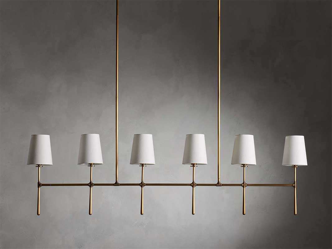 KL Rhodesa Linear Chandelier