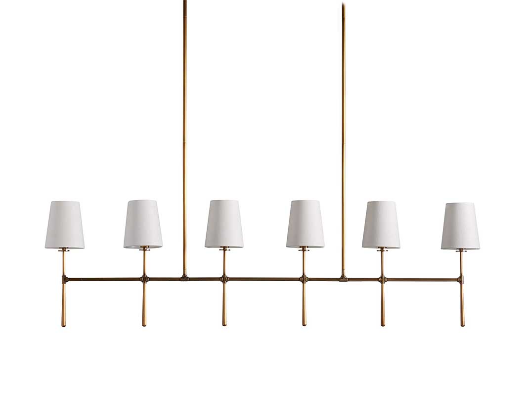 KL Rhodesa Linear Chandelier