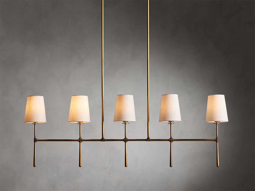 KL Rhodesa Linear Chandelier