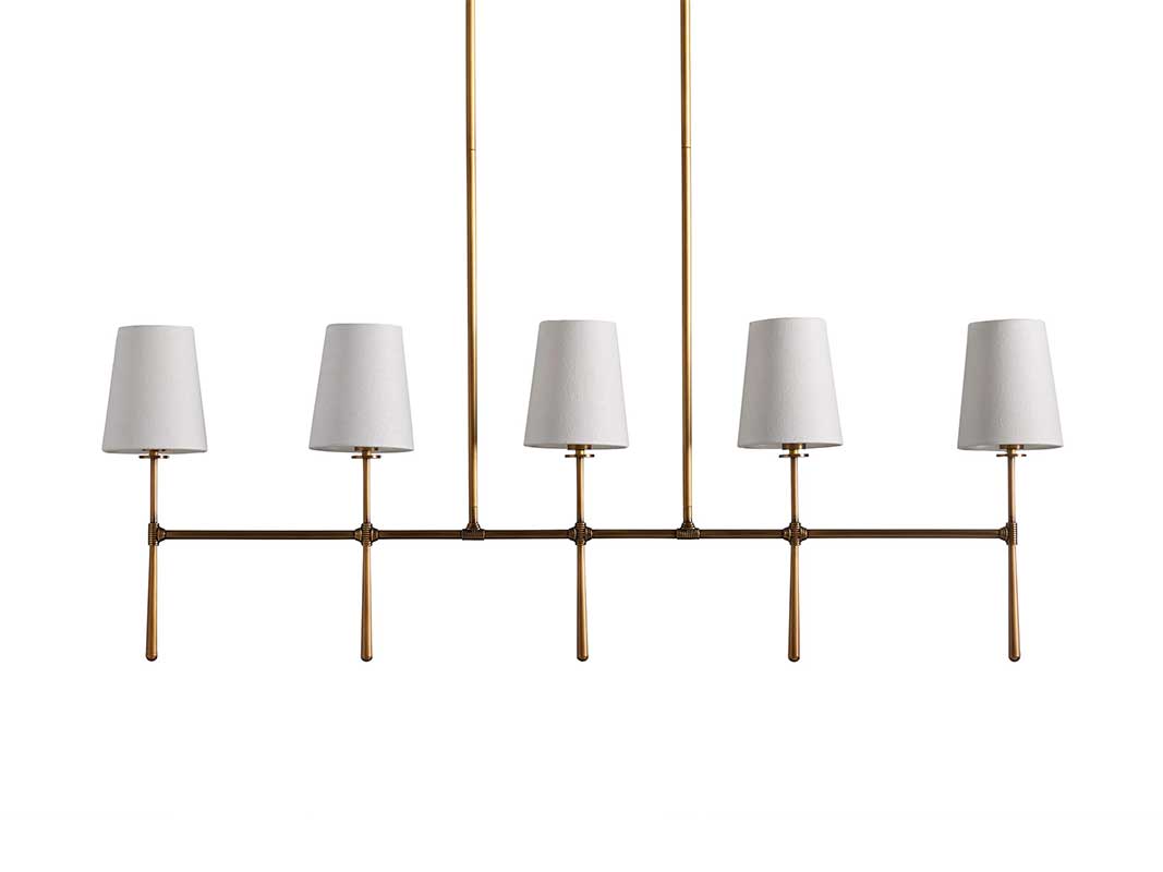 KL Rhodesa Linear Chandelier
