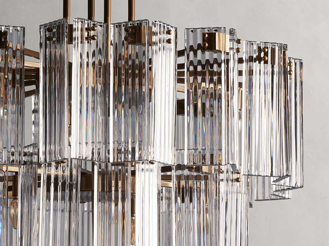 KL Delsiey Round Chandelier 38" 48" 60"