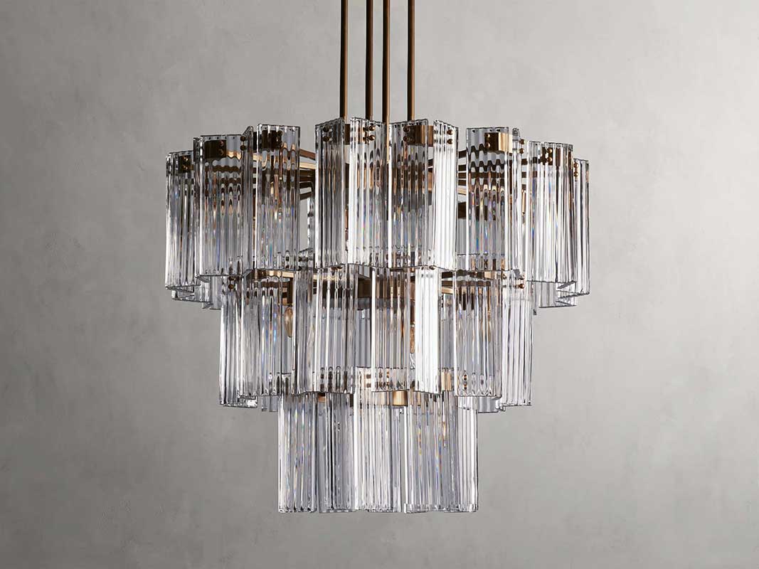 KL Delsiey Round Chandelier 38" 48" 60"