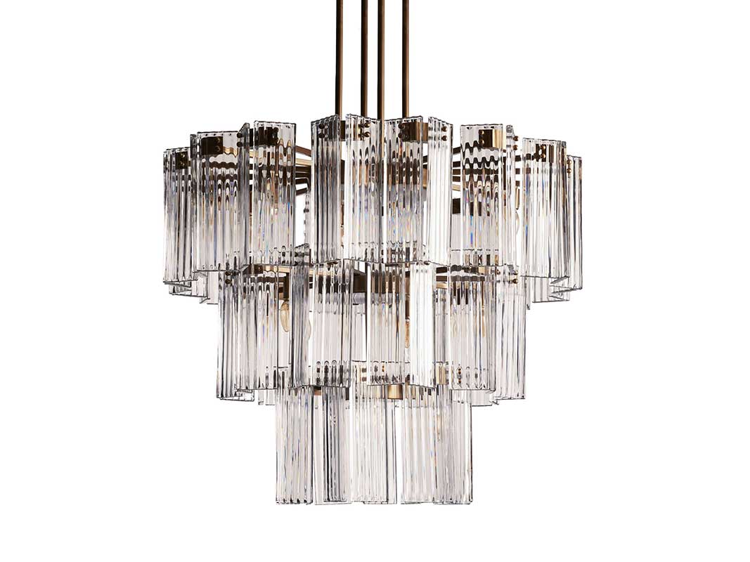 KL Delsiey Round Chandelier 38" 48" 60"