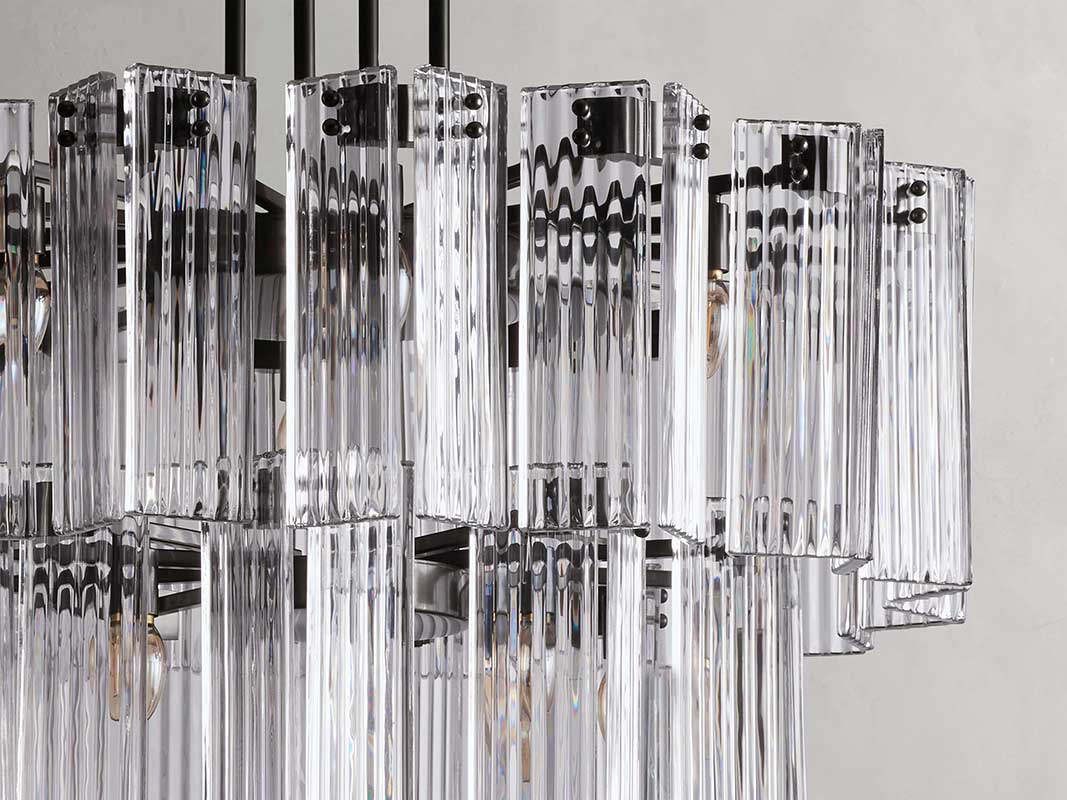 KL Delsiey Round Chandelier 38" 48" 60"