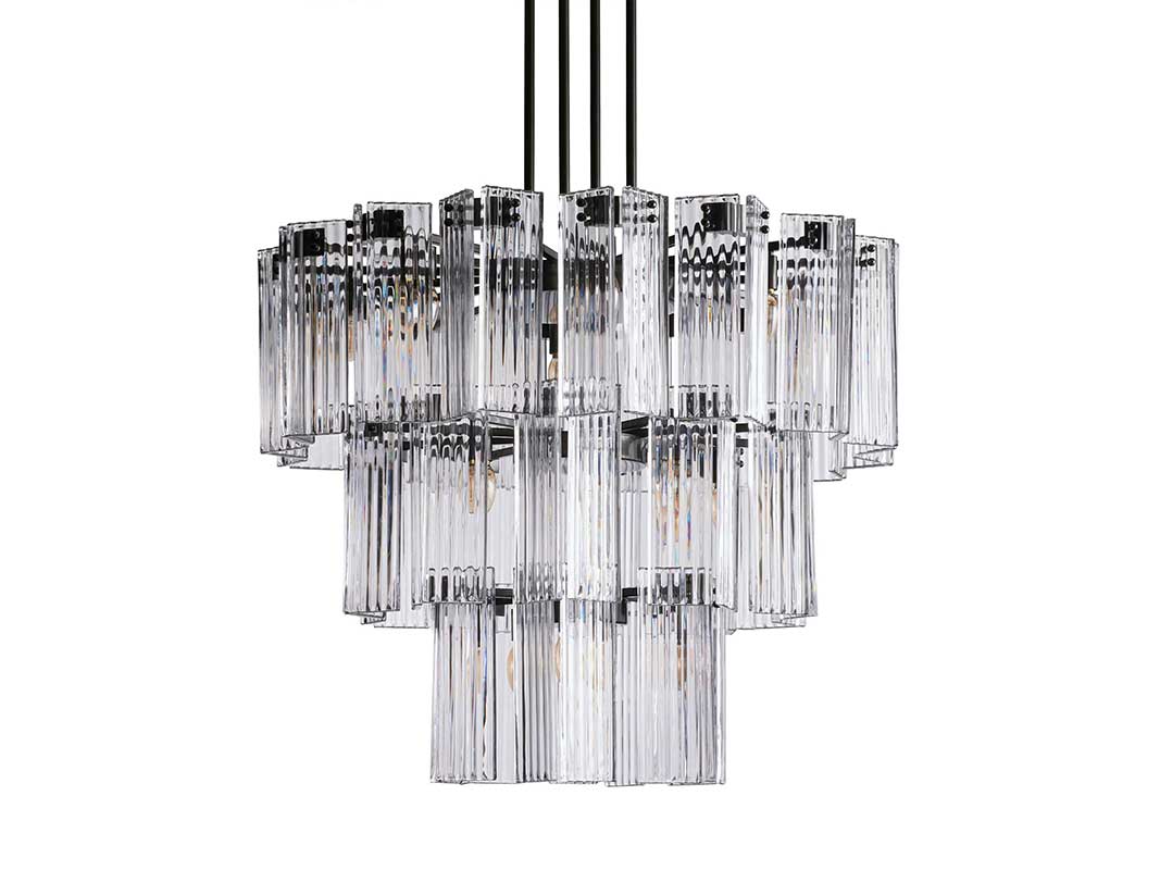 KL Delsiey Round Chandelier 38" 48" 60"
