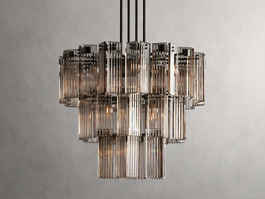 KL Delsiey Round Chandelier 38" 48" 60"