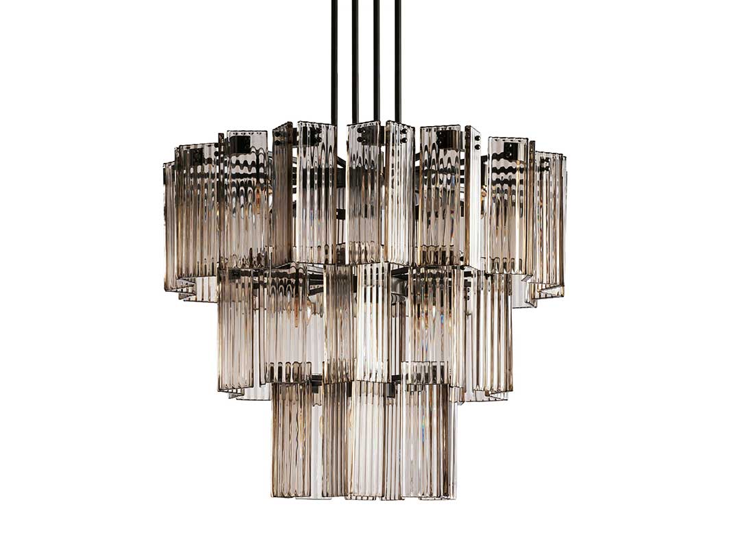 KL Delsiey Round Chandelier 38" 48" 60"