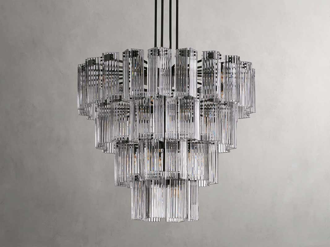 KL Delsiey Round Chandelier 38" 48" 60"
