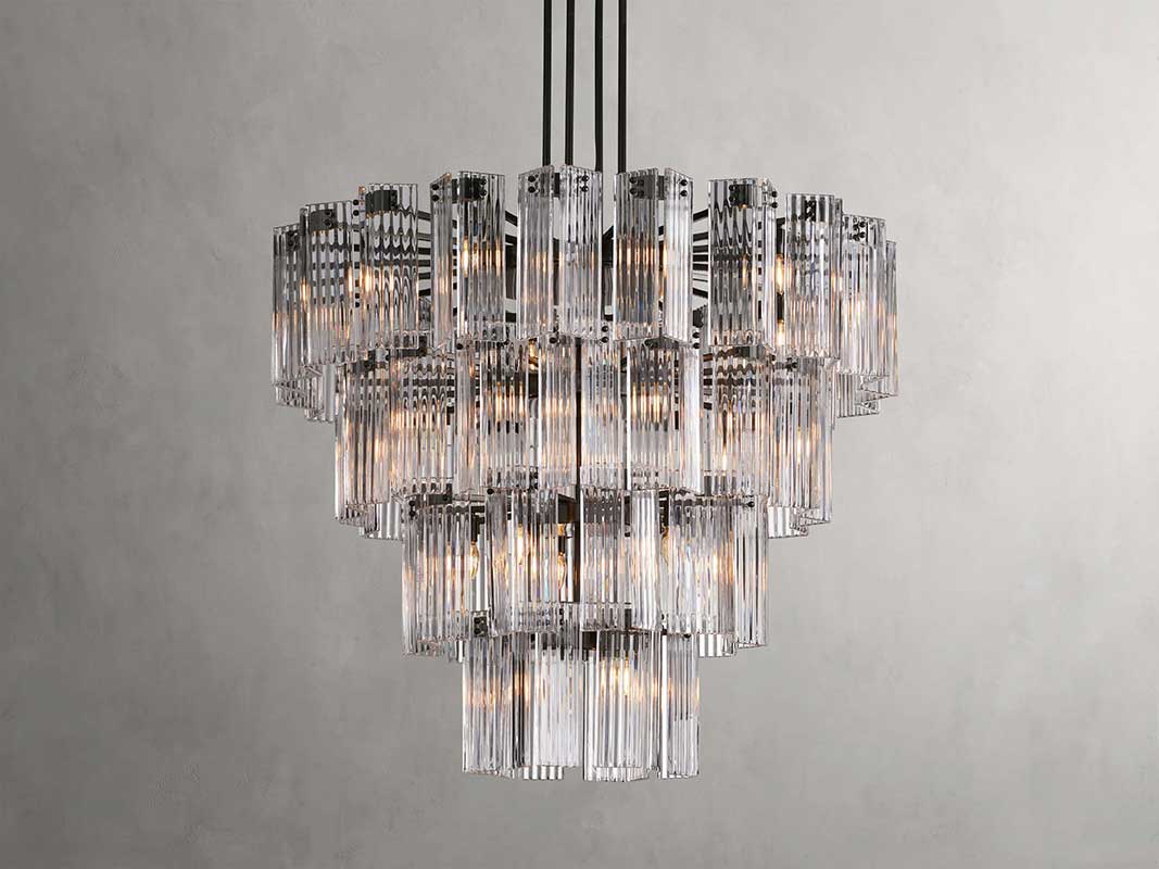 KL Delsiey Round Chandelier 38" 48" 60"