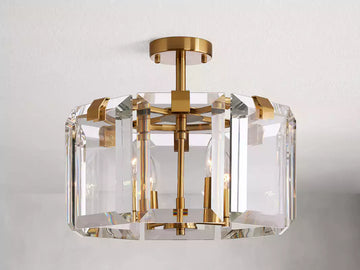 KL Amayar Crystal 4-Light Flush Mount