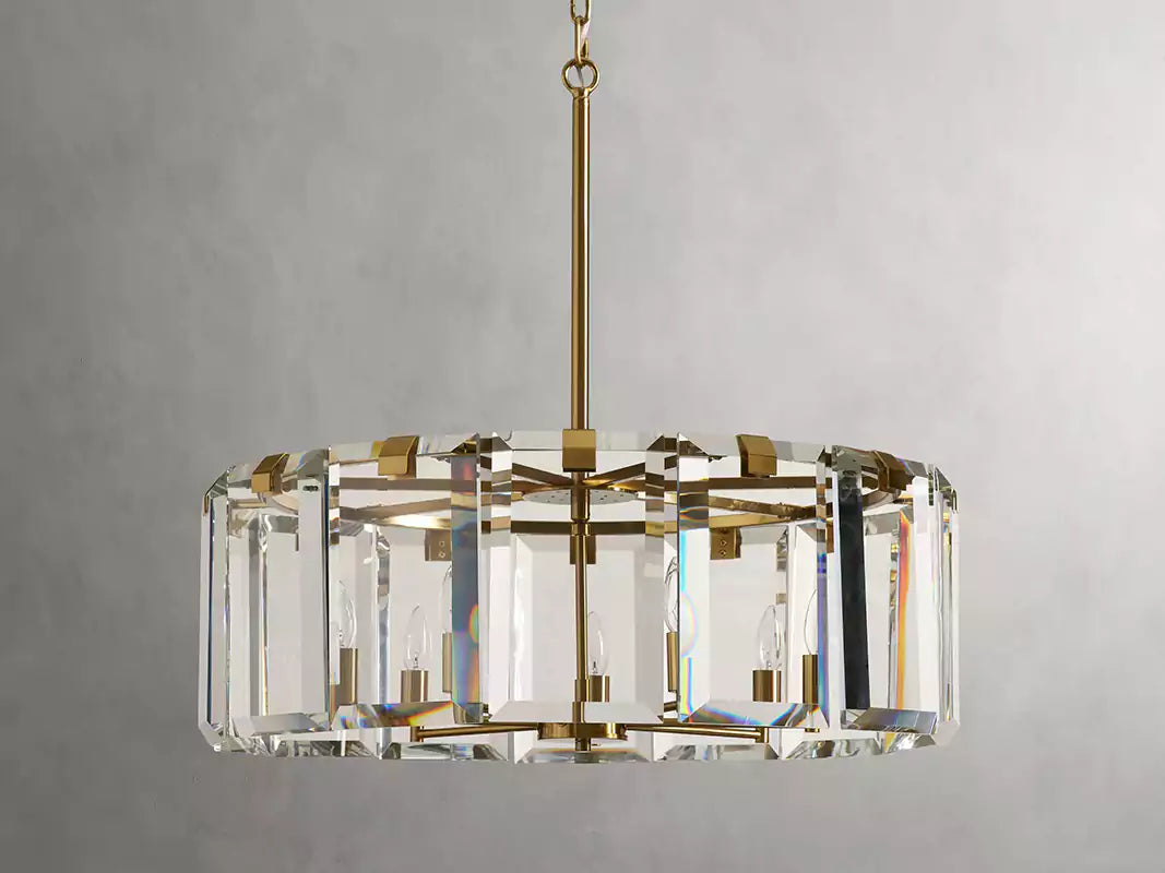 KL Amayar Crystal Round Chandelier 30" 38" 48"