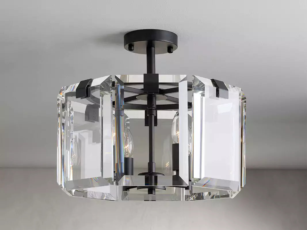 KL Amayar Crystal 4-Light Flush Mount
