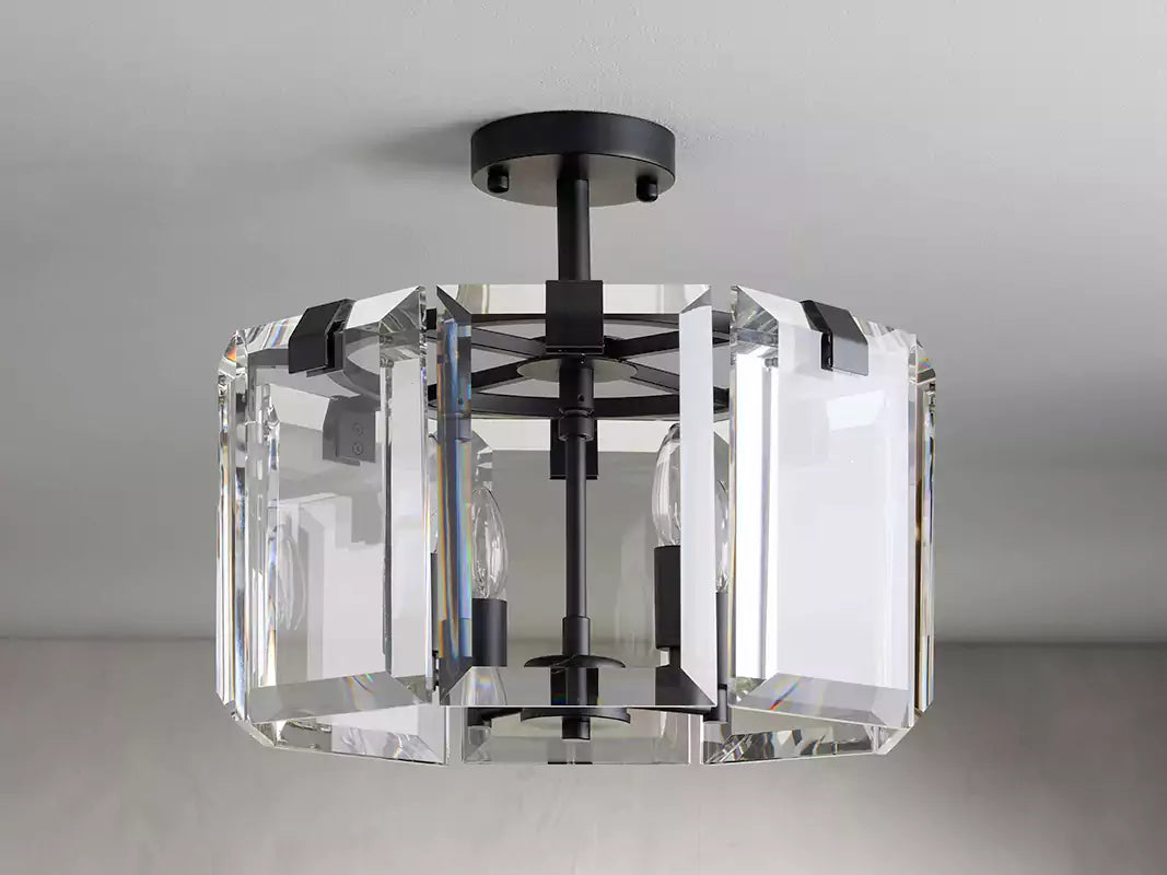 KL Amayar Crystal 4-Light Flush Mount