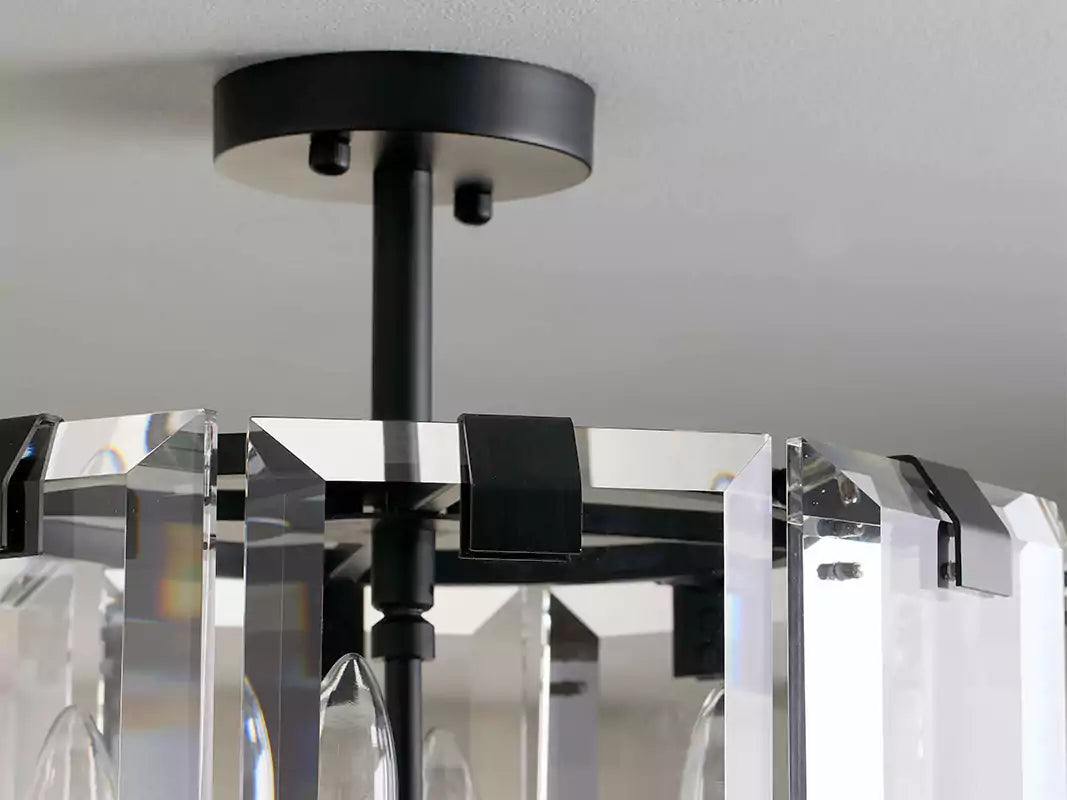 KL Amayar Crystal 4-Light Flush Mount
