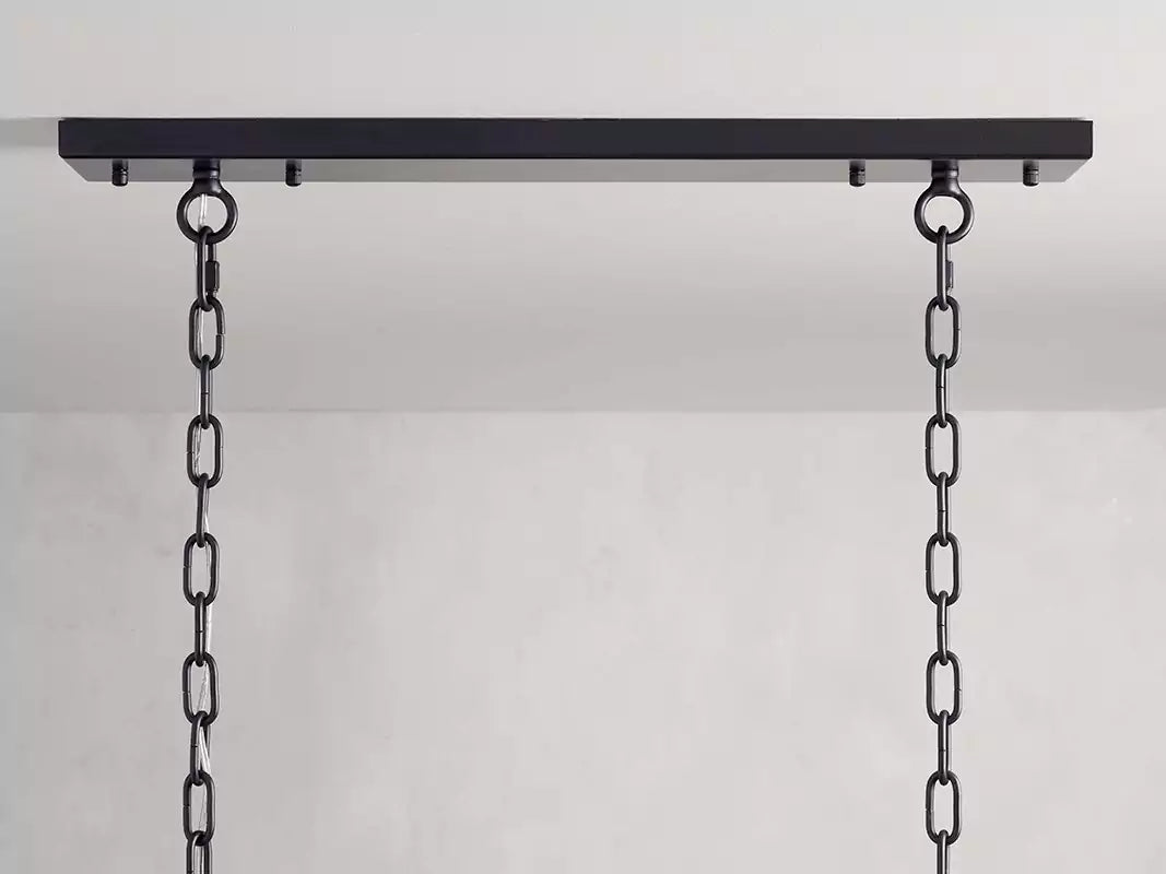 KL Amayar Crystal Rectangular Chandelier 40" 53"