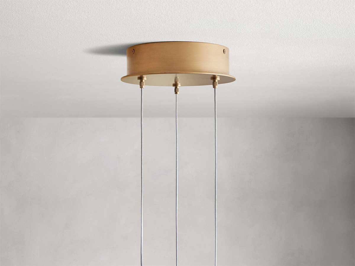KL Arican Alabaster Round Chandelier