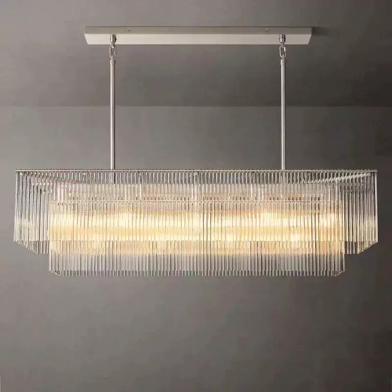 KL Amadio Rectangular Chandelier 54"