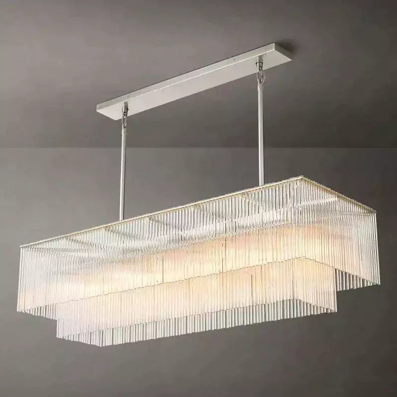 KL Amadio Rectangular Chandelier 54"