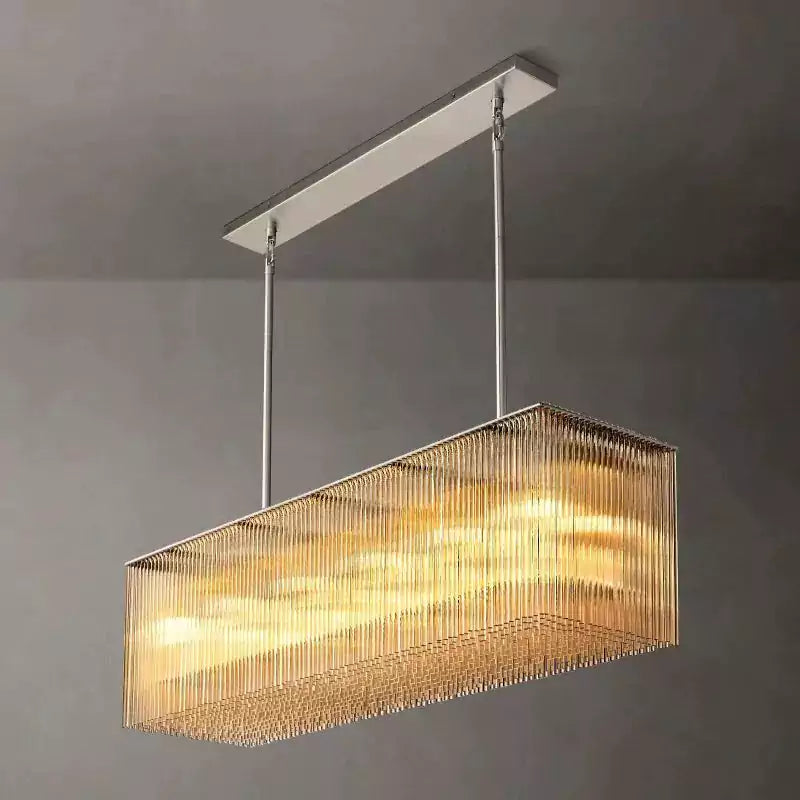 KL Amadio Rectangular Chandelier 54"