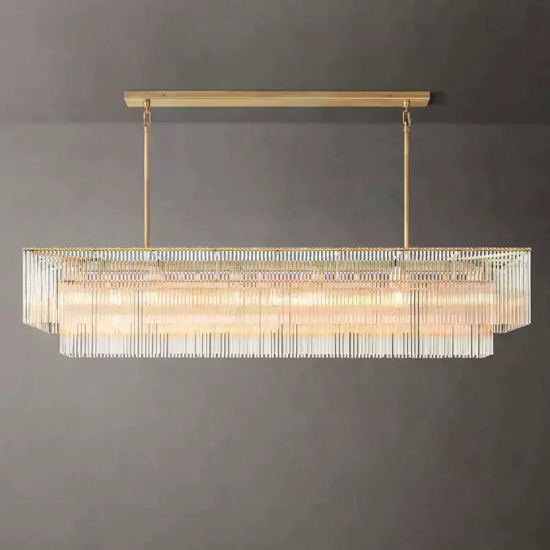 KL Amadio Rectangular Chandelier 72"