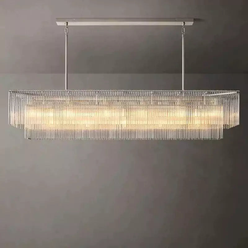 KL Amadio Rectangular Chandelier 72"
