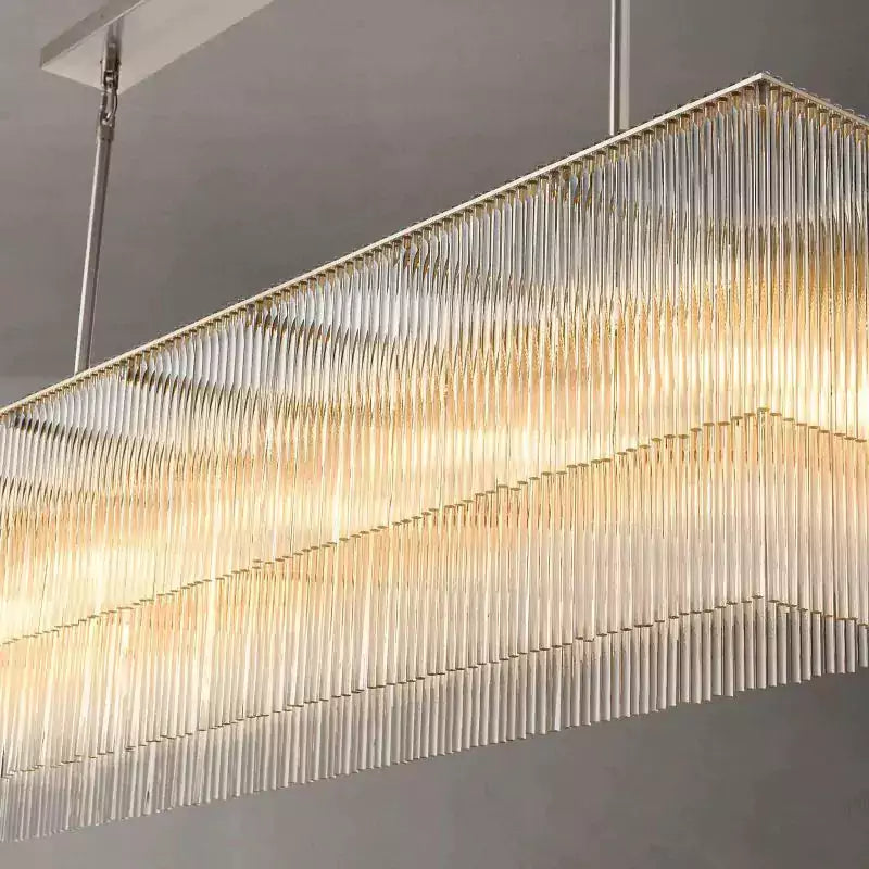 KL Amadio Rectangular Chandelier 72"