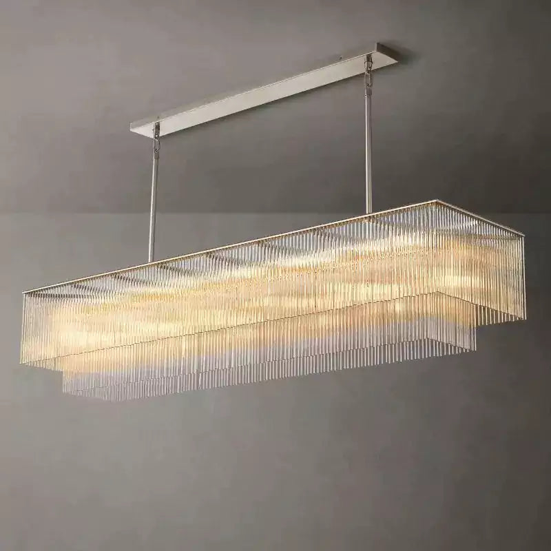 KL Amadio Rectangular Chandelier 72"