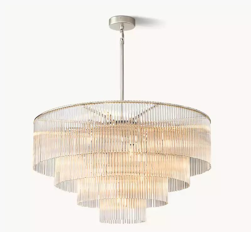 KL Amadio Round Chandelier 40"