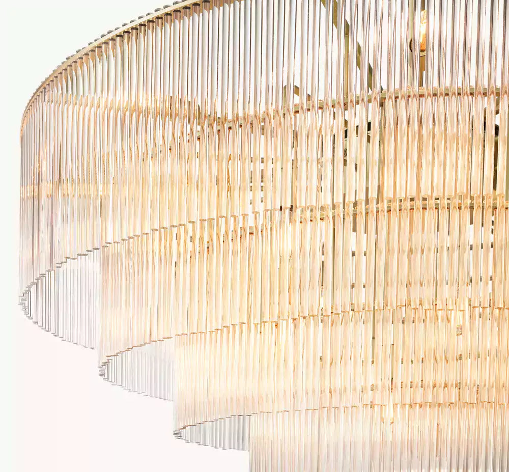 KL Amadio Round Chandelier 60"