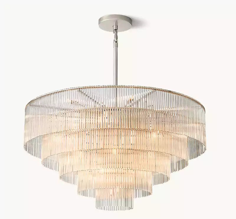 KL Amadio Round Chandelier 50"