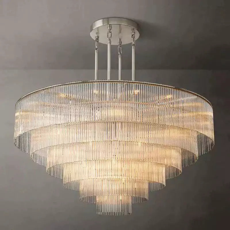 KL Amadio Round Chandelier 60"