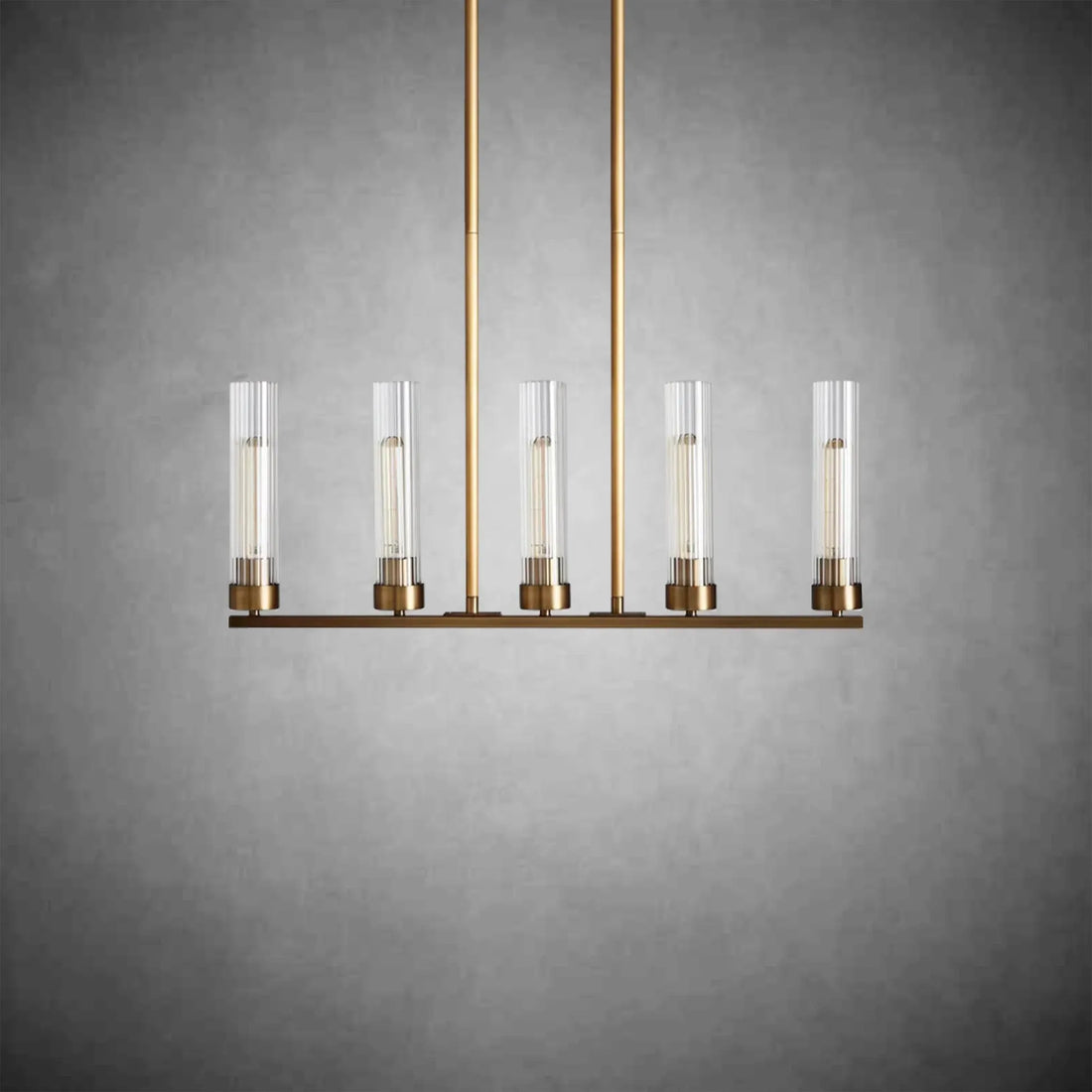 KL Andreaso Glass Linear Chandelier