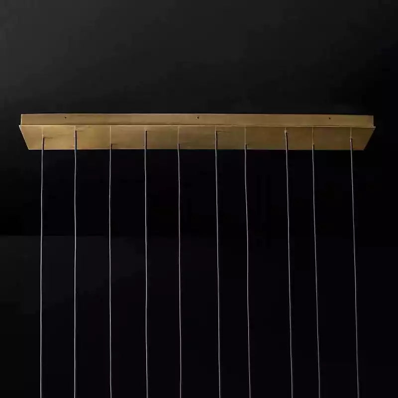 KL Aquita Linear Chandelier 60"
