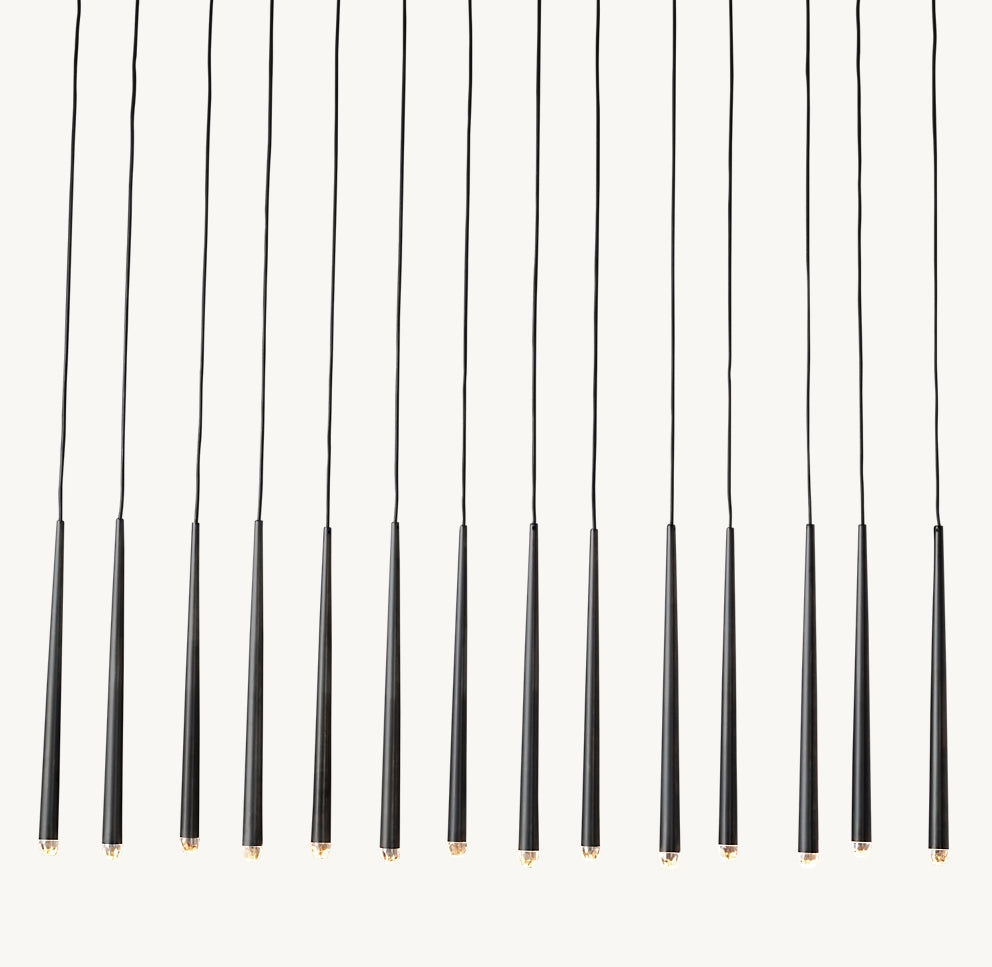 KL Aquita Linear Chandelier 72"