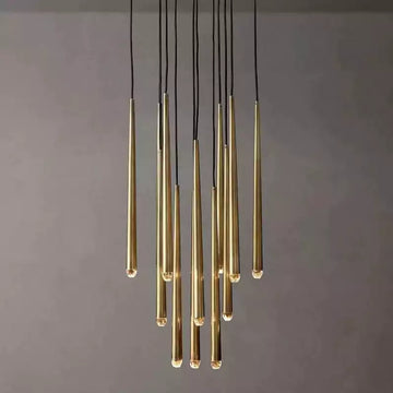 Aquitain Faceted Cluster Round Chandelier 24"