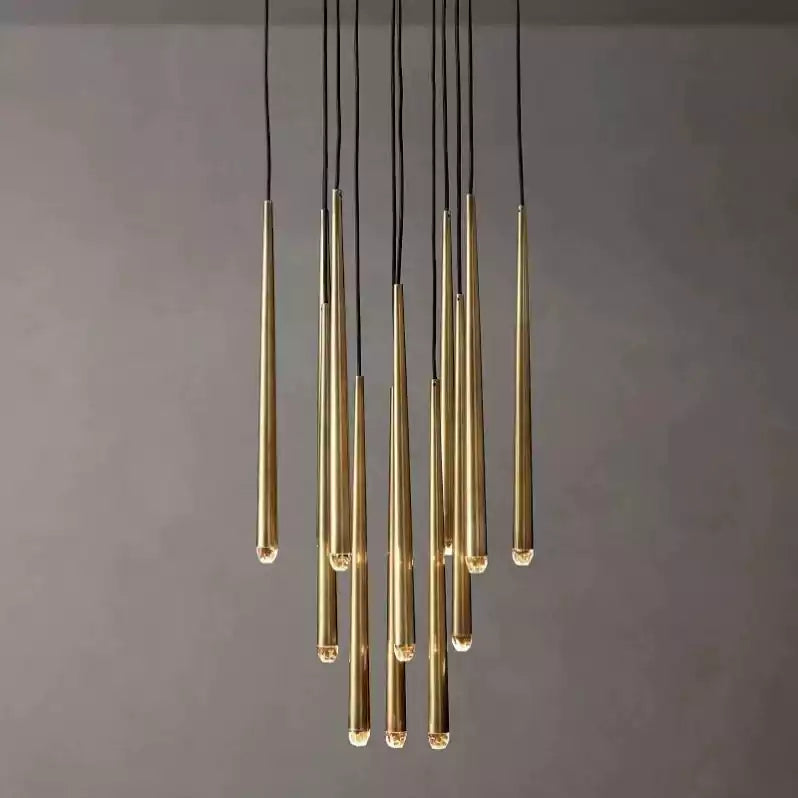 Aquitain Faceted Cluster Round Chandelier 24"