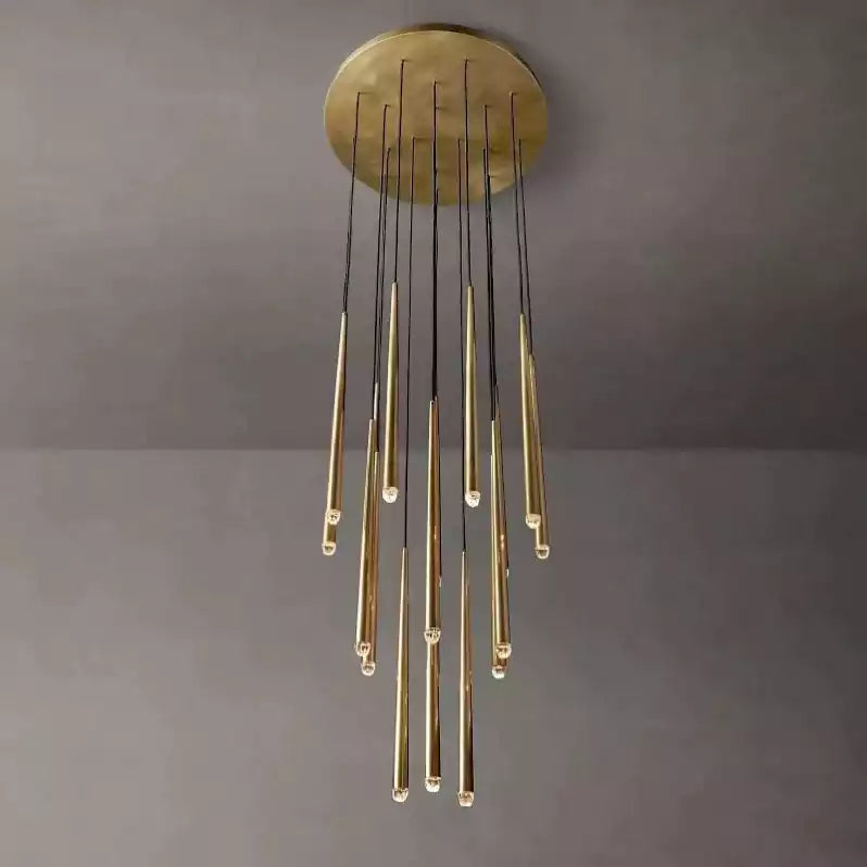 KL Aquita Round Chandelier 30"