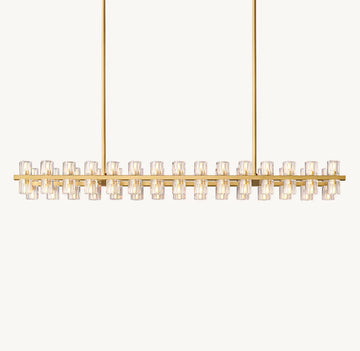 KL Arcachen LED Rectangular Chandelier 54"