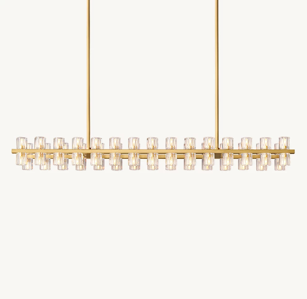 KL Arcachen LED Rectangular Chandelier 54"