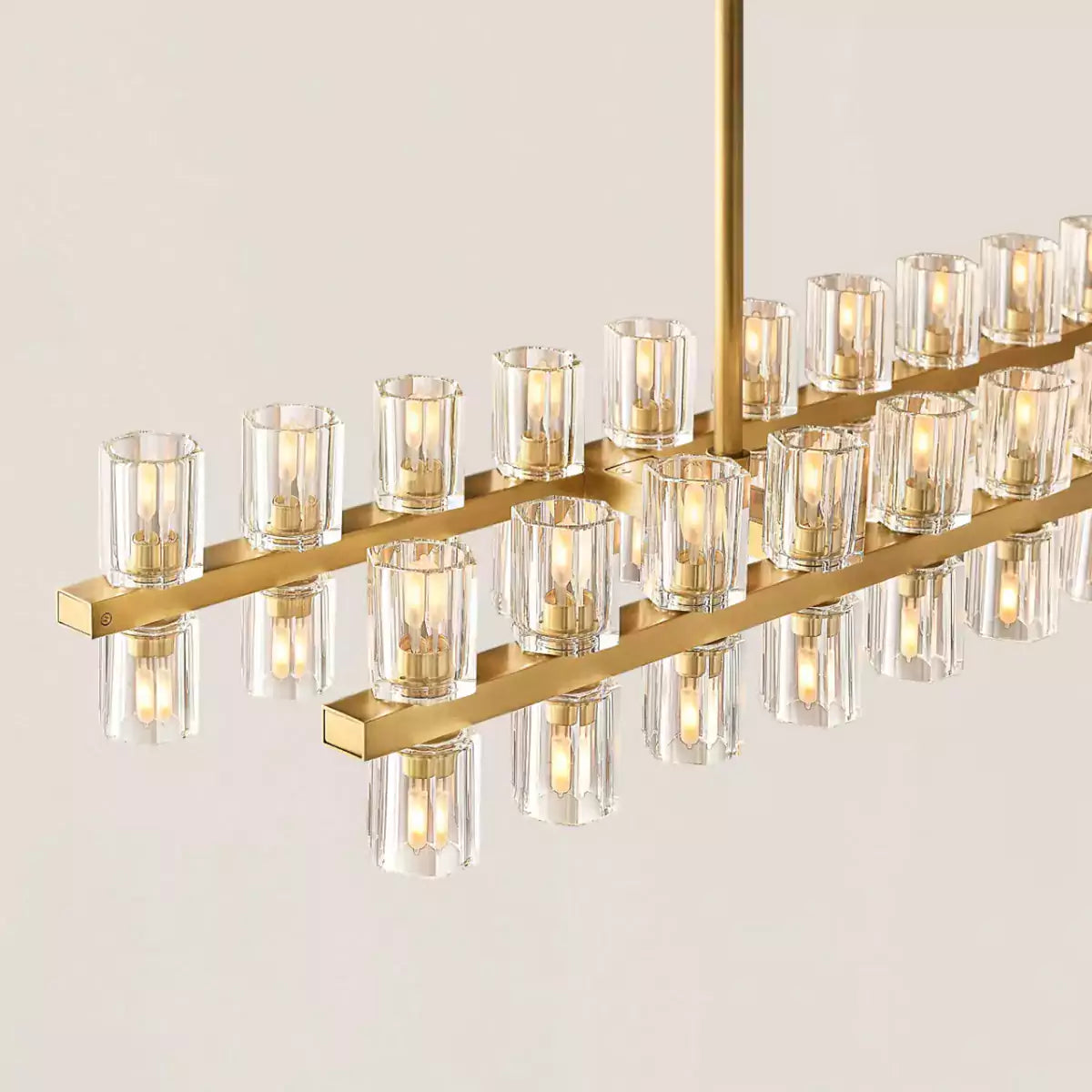 KL Arcachen LED Rectangular Chandelier 54"