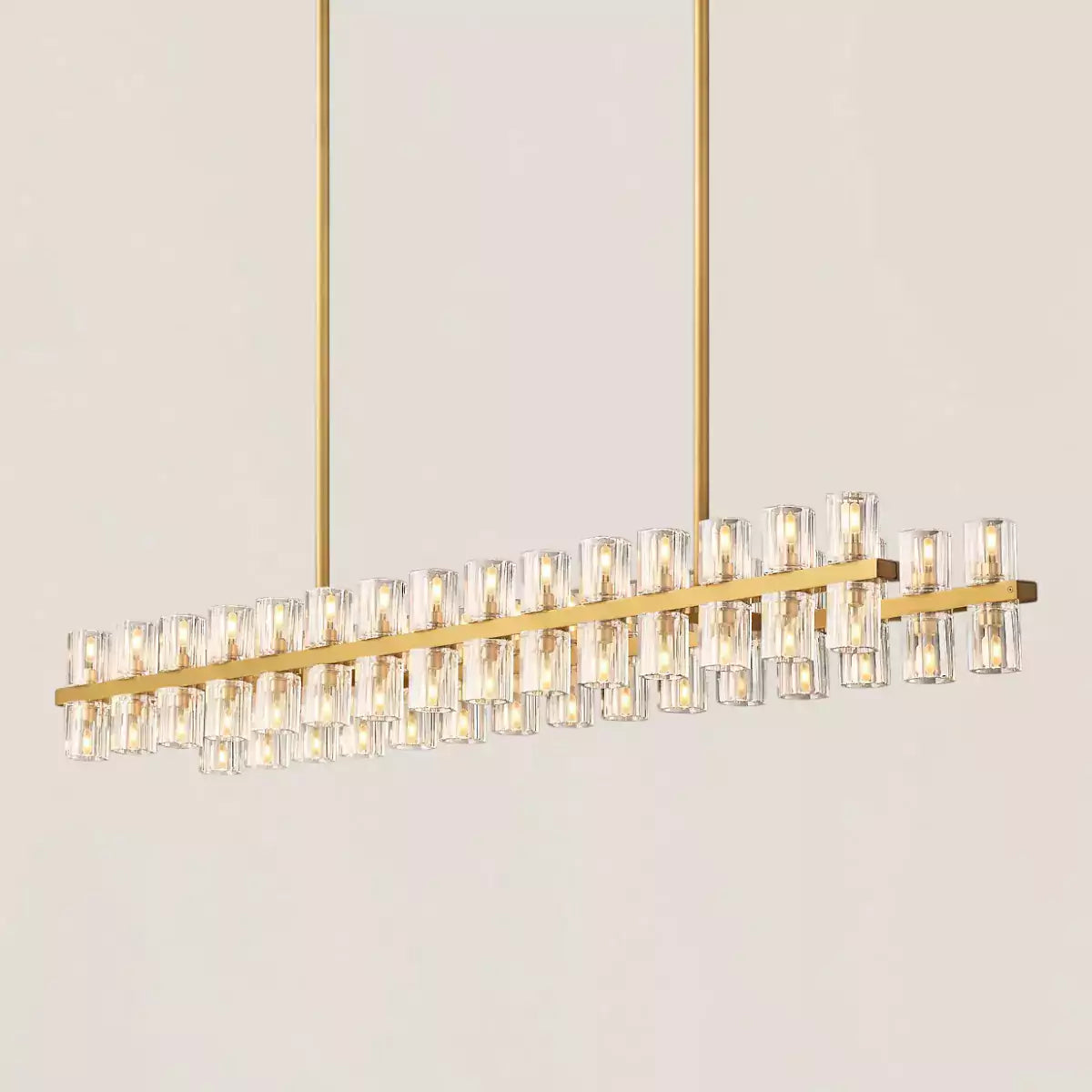 KL Arcachen LED Rectangular Chandelier 54"