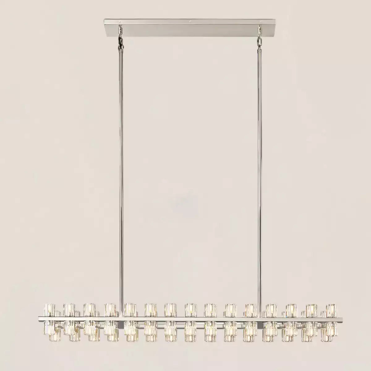 KL Arcachen LED Rectangular Chandelier 54"