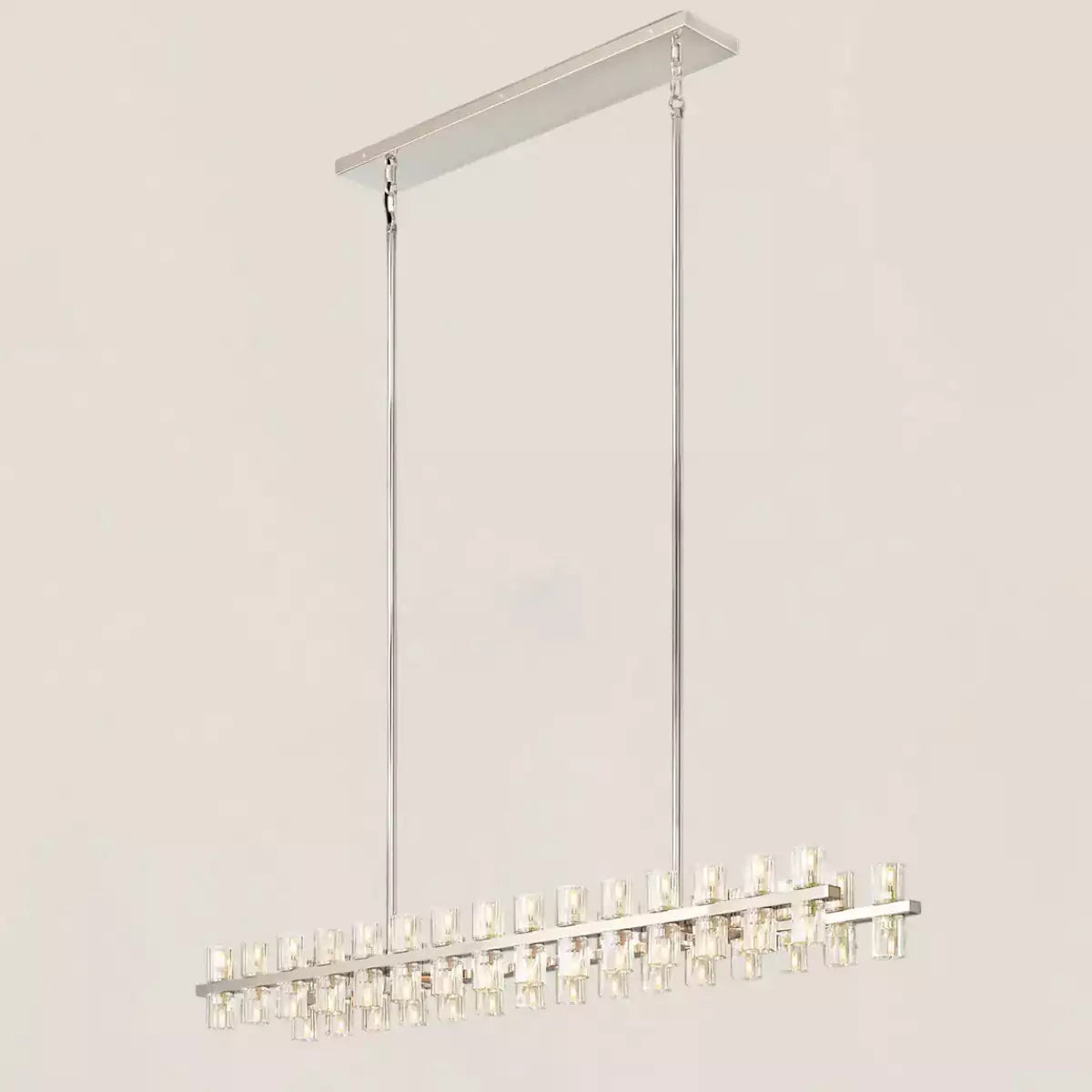 KL Arcachen LED Rectangular Chandelier 54"