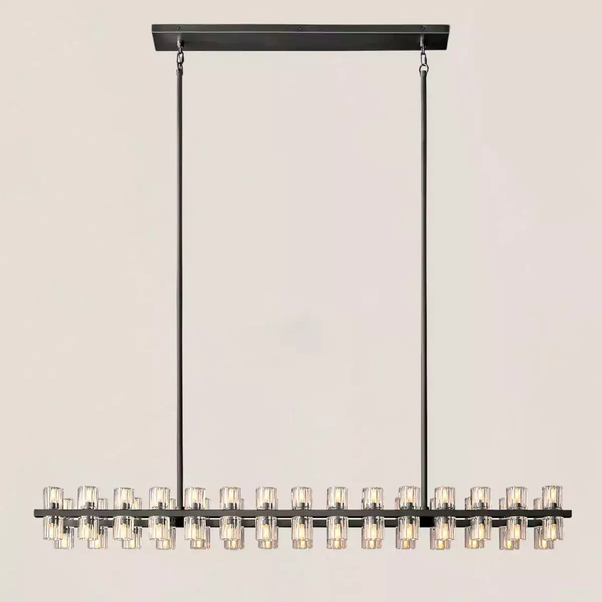 KL Arcachen LED Rectangular Chandelier 54"