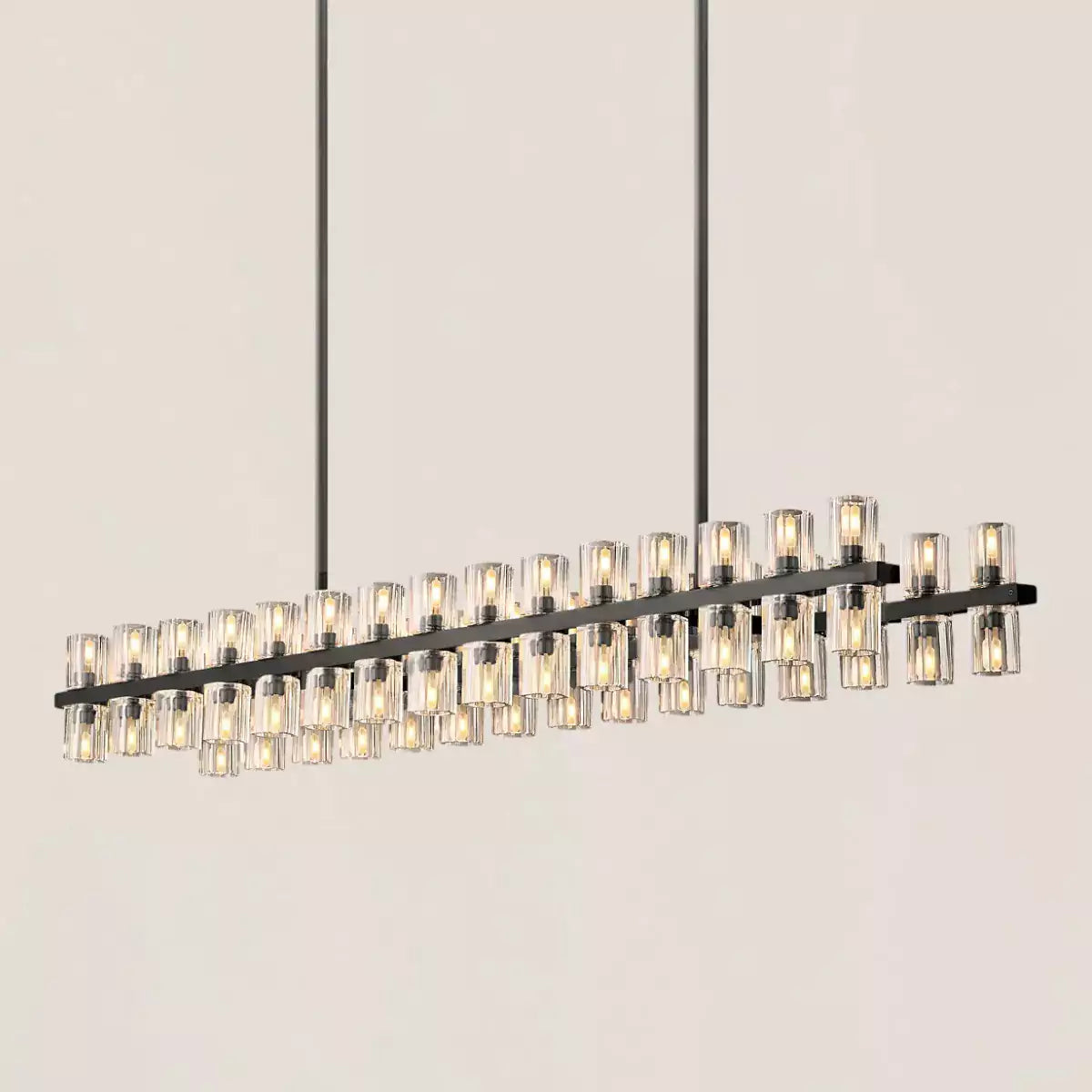 KL Arcachen LED Rectangular Chandelier 54"