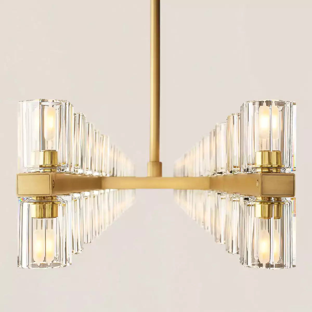 KL Arcachen LED Rectangular Chandelier 54"
